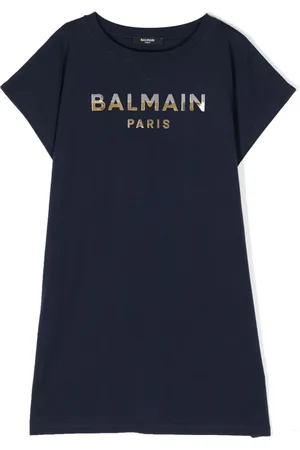 Balmain Logo-print T-shirt dress