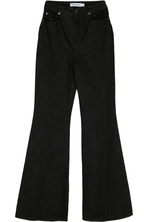 Self-Portrait Mid-rise bootcut jeans