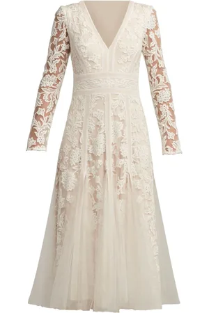Tadashi Shoji Rafferty lace midi dress
