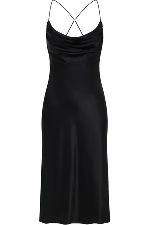 DION LEE Rivet-detail cowl-neck midi dress