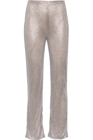 GIUSEPPE DI MORABITO Rhinestone-embellished straight trousers