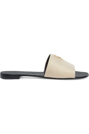 Giuseppe Zanotti Shirley geometric-embossed slides