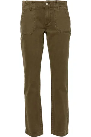 Paige Mayslie straight-leg cropped jeans