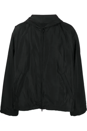 Balenciaga Logo-print hooded windbreaker
