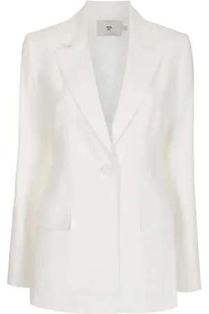 MISCI Cora single-breasted crepe blazer