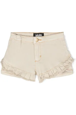 Molo Ruffled twill shorts