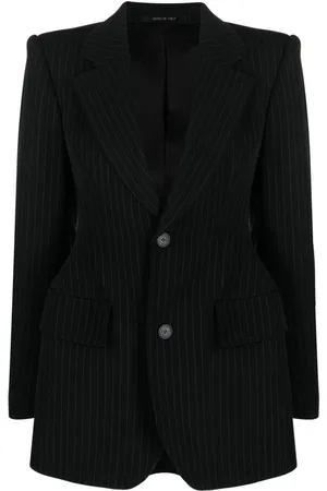 Balenciaga Hourglass pinstripe single-breasted blazer