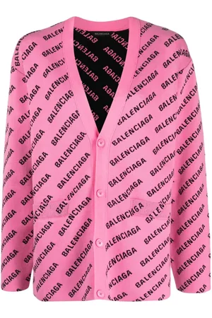 Balenciaga Logo-intarsia cardigan