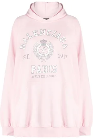 Balenciaga Logo-print cotton hoodie