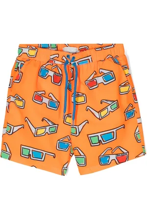Stella McCartney Sunglasses-print swim shorts