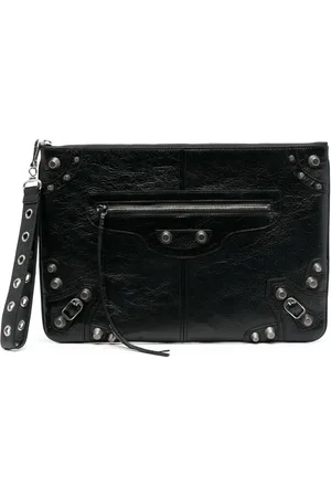 Balenciaga Le Cagole leather clutch bag