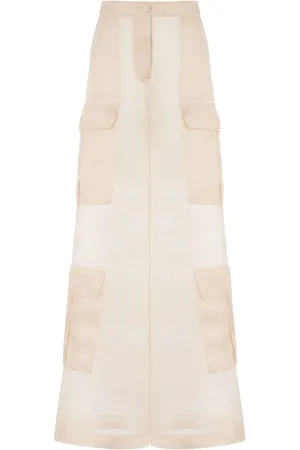 Moschino Silk wide-leg trousers