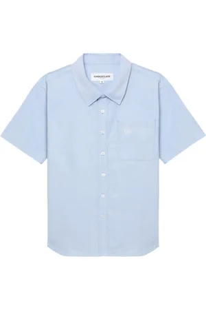 Chocoolate Logo-embroidered cotton shirt