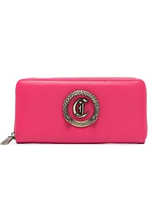 Roberto Cavalli Metallic-snake wallet