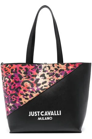 Roberto Cavalli Colourblock panelled tote bag