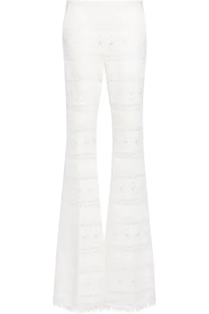 ERMANNO SCERVINO Crochet flared trousers