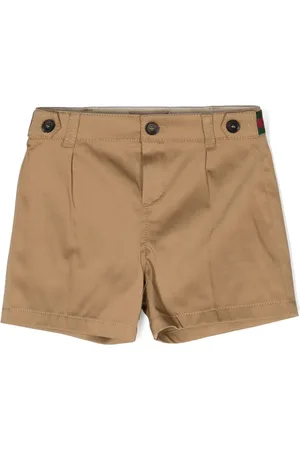 Gucci Web-stripe chino shorts