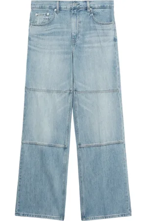 Helmut Lang Mid-rise wide-leg jeans