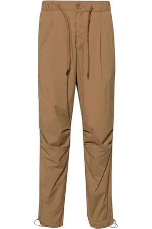 HERNO Drawstring-waist straight-leg trousers