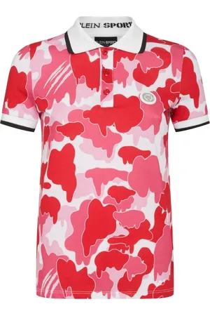 Philipp Plein Camouflage-print cotton polo shirt