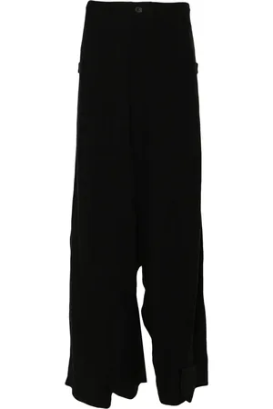YOHJI YAMAMOTO G-Flap drop-crotch trousers