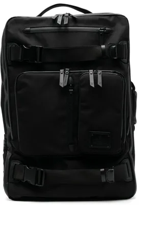 Makavelic Logo-appliqué zipped backpack