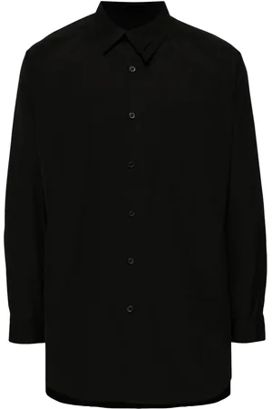 YOHJI YAMAMOTO Asymmetric-collar cotton shirt