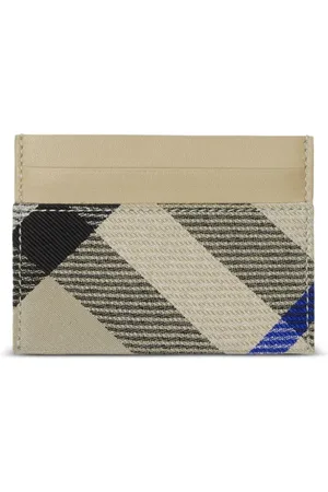Burberry Checked leather cardholder