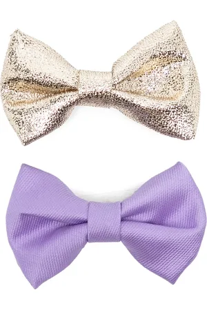 HUCKLEBONES LONDON Bow hair clips (pack of two)