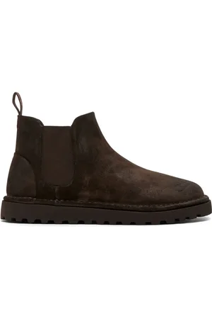 MARSÈLL Panelled suede ankle boots