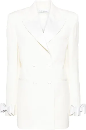 Mach & Mach Bow-embellished blazer dress