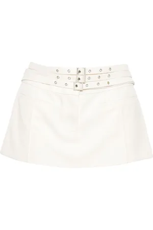 AYA MUSE Multiple-belts low-rise miniskirt