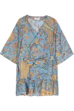 Etro Paisley-print wrap dress