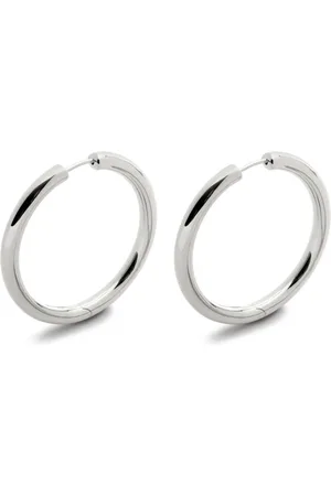 Monica Vinader Large Essential Click tube hoop earrings