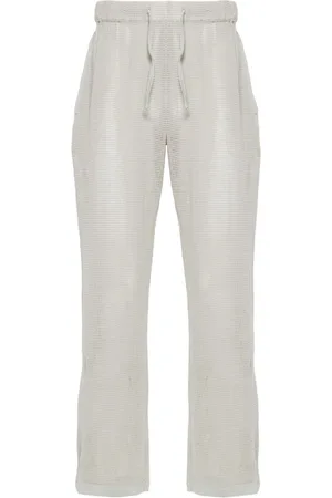 Gimaguas Diablo open-knit straight trousers