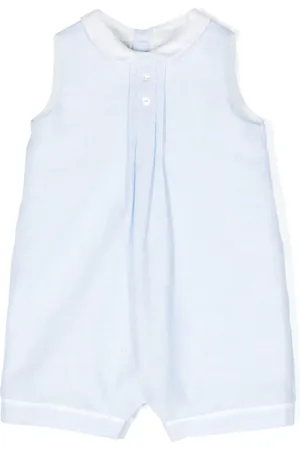 LA STUPENDERIA Pagliaccetto linen rompers