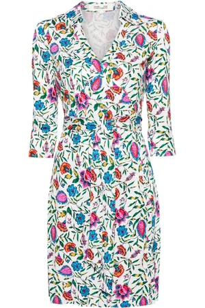 Diane von Furstenberg New Jeanne silk wrap dress