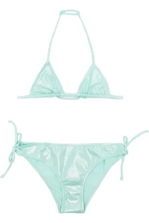 MC2 SAINT BARTH Lamé triangle bikini