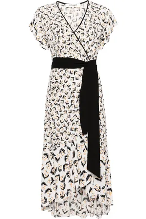 Diane von Furstenberg Violla floral-print wrap dress