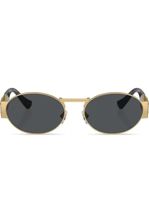 VERSACE Medusa Head round-frame sunglasses