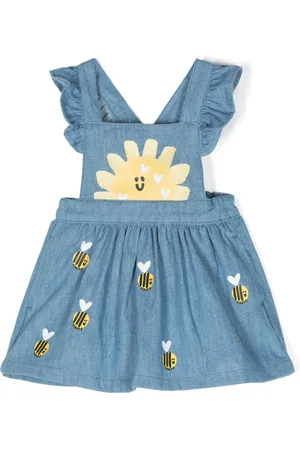 Stella McCartney Bee-print denim dress