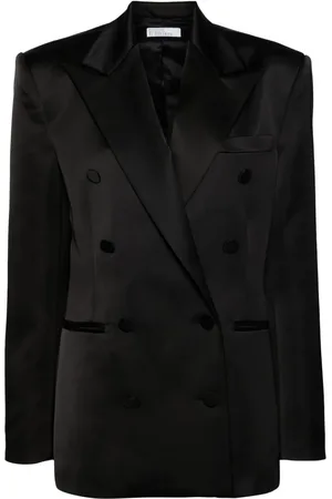 GIUSEPPE DI MORABITO Double-breasted satin blazer