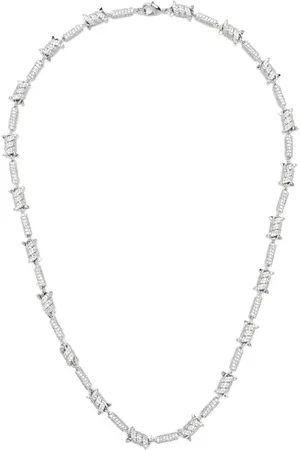 DARKAI Barbed Wire pavé necklace