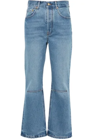 Jacquemus Le de-Nîmes high-waist cropped jeans