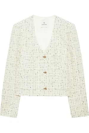 ANINE BING Anitta tweed cropped jacket
