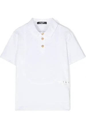 Balmain Logo-jacquard polo shirt