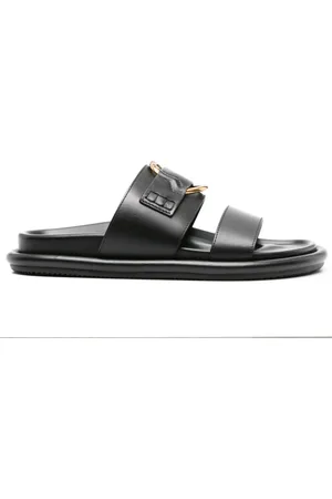 Moncler Bell leather slides