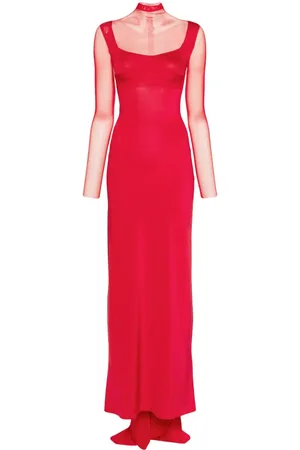 Atu Body Couture Semi-sheer gown