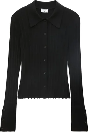 Filippa K Knitted flared-cuff shirt
