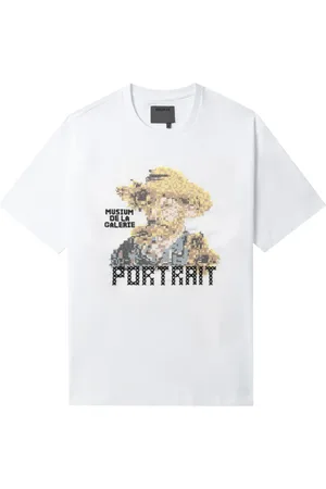 Musium Div. Van Gogh-print short-sleeve T-shirt